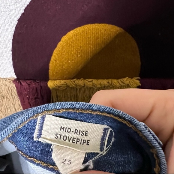 MADEWELL Mid-Rise Stovepipe Jeans in Leman Wash: TENCEL™ Denim Edition SIZE 25 - Picture 3 of 7